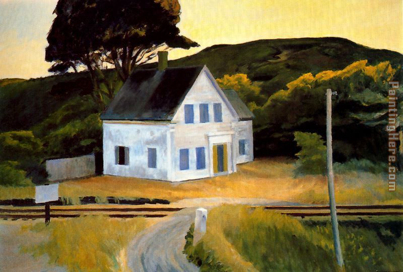 Dauphinee House painting - Edward Hopper Dauphinee House art painting